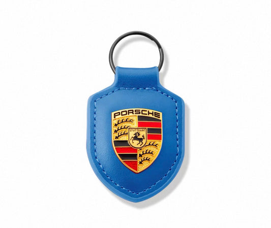 Blue Leather Key Chains