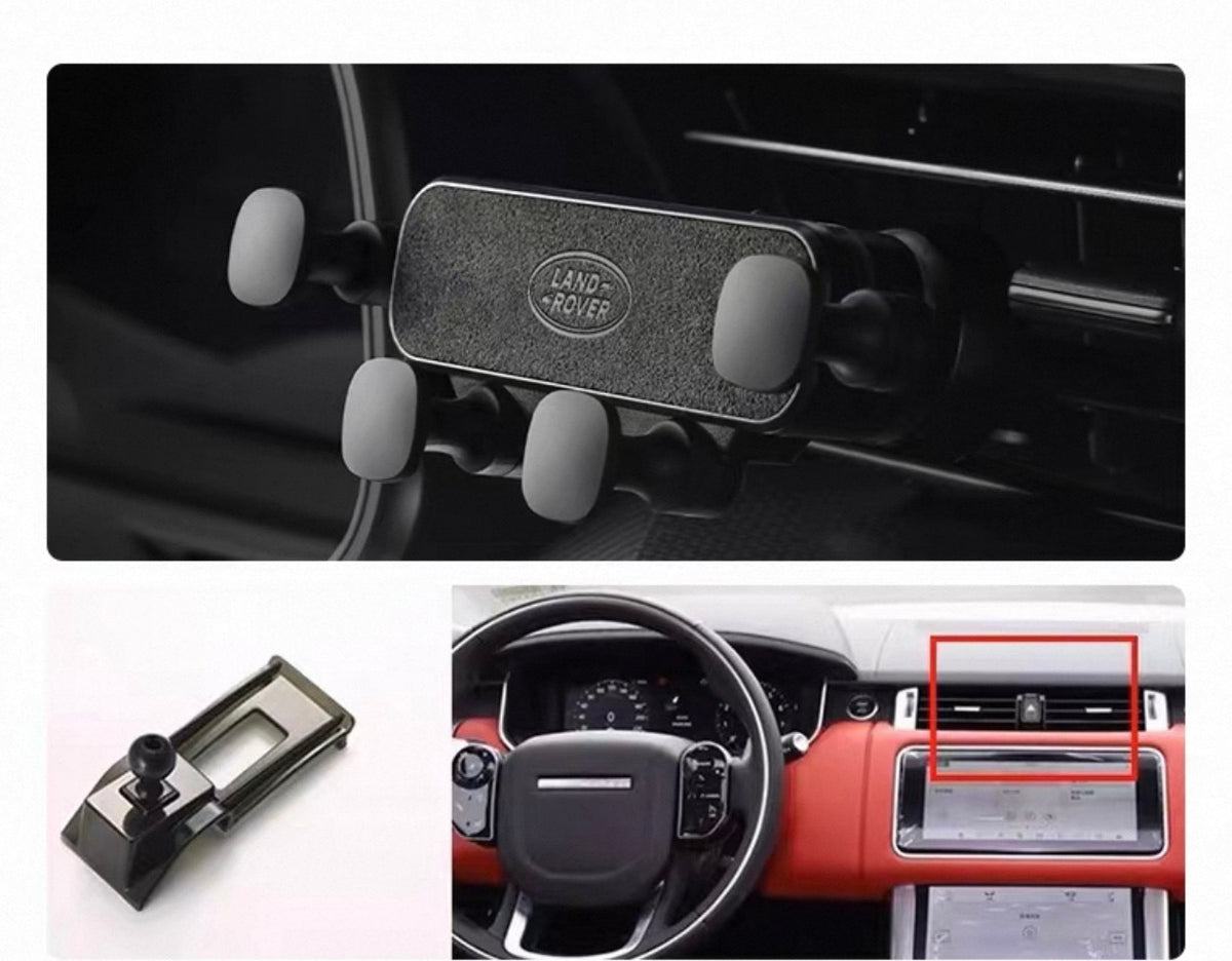 Land Rover-ის ტელეფონის დამჭერი