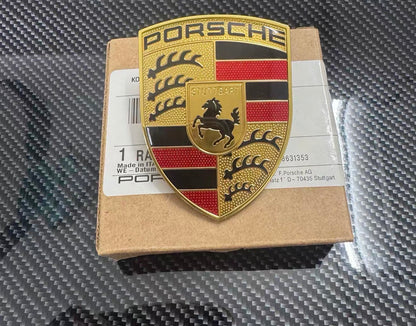 Engine cover emblem