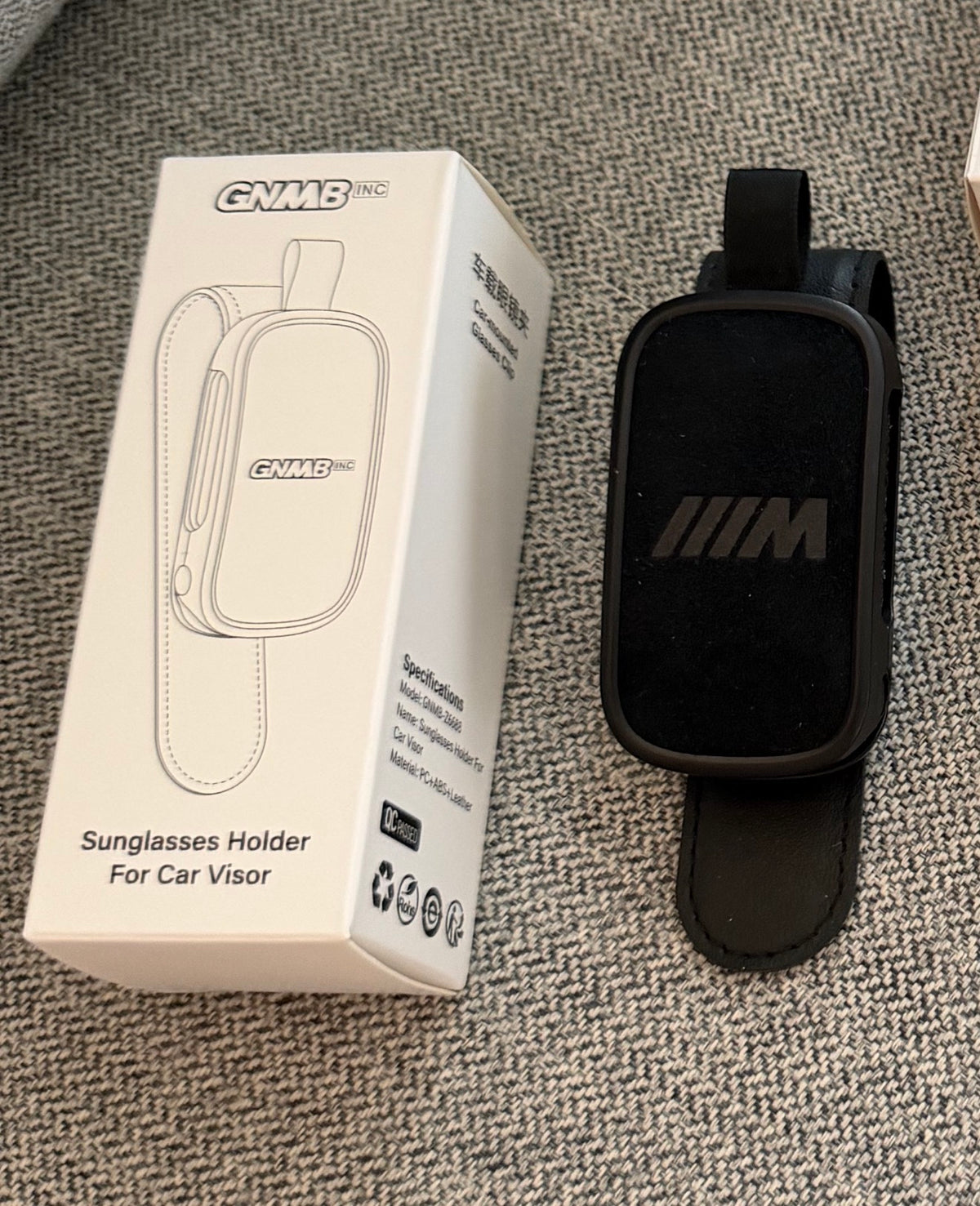 Comfortable holder for glasses and cards